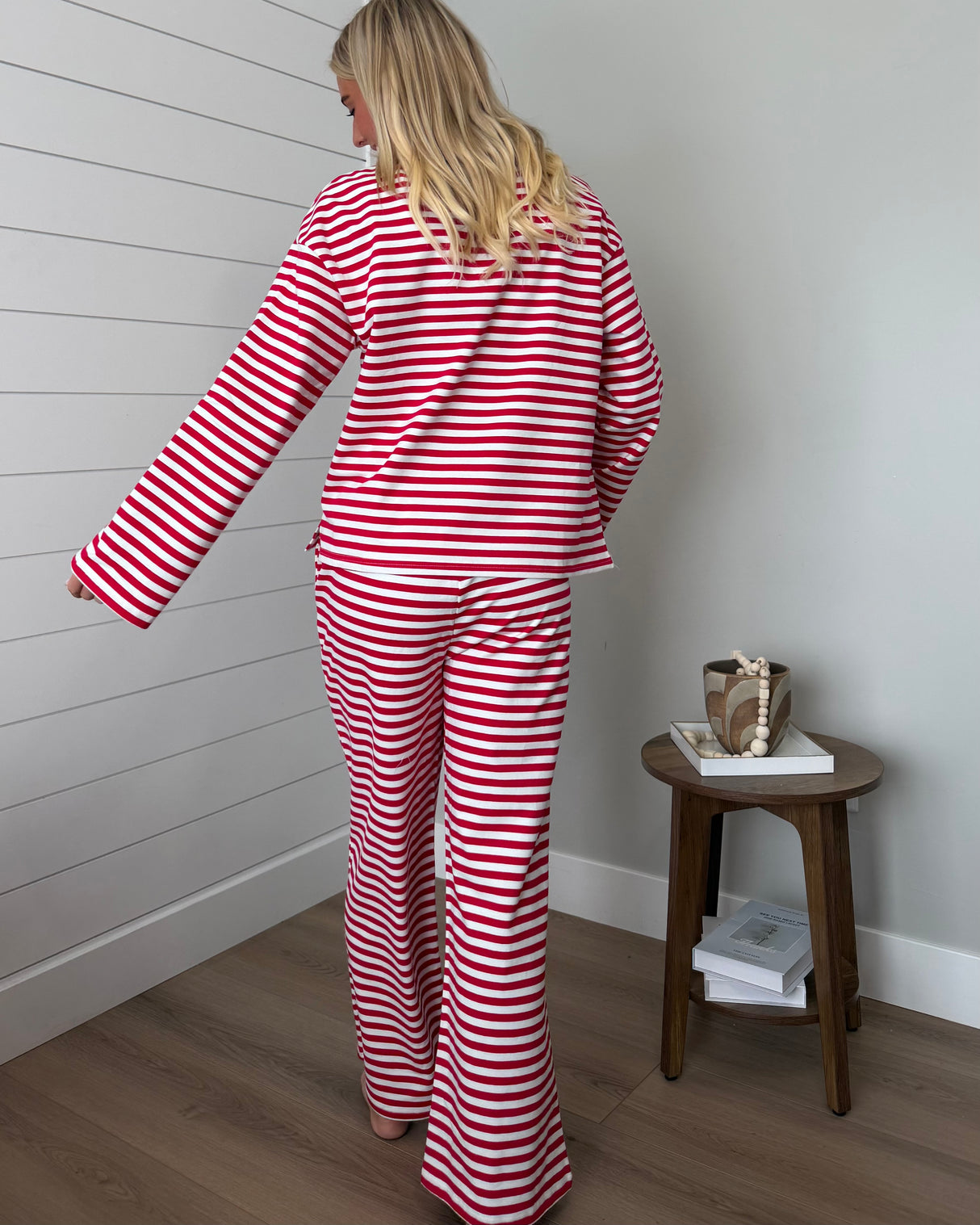 Chloe Stripe Lounge Set