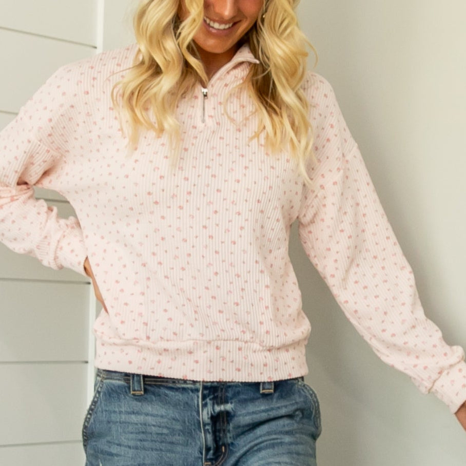 Nora Ribbed Pullover