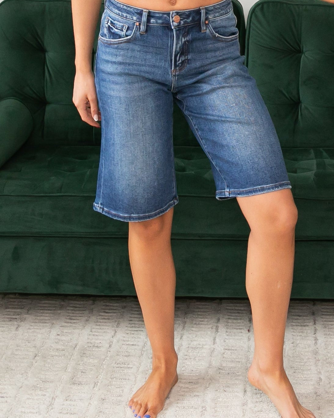 Risen Dark Slouchy Bermudas