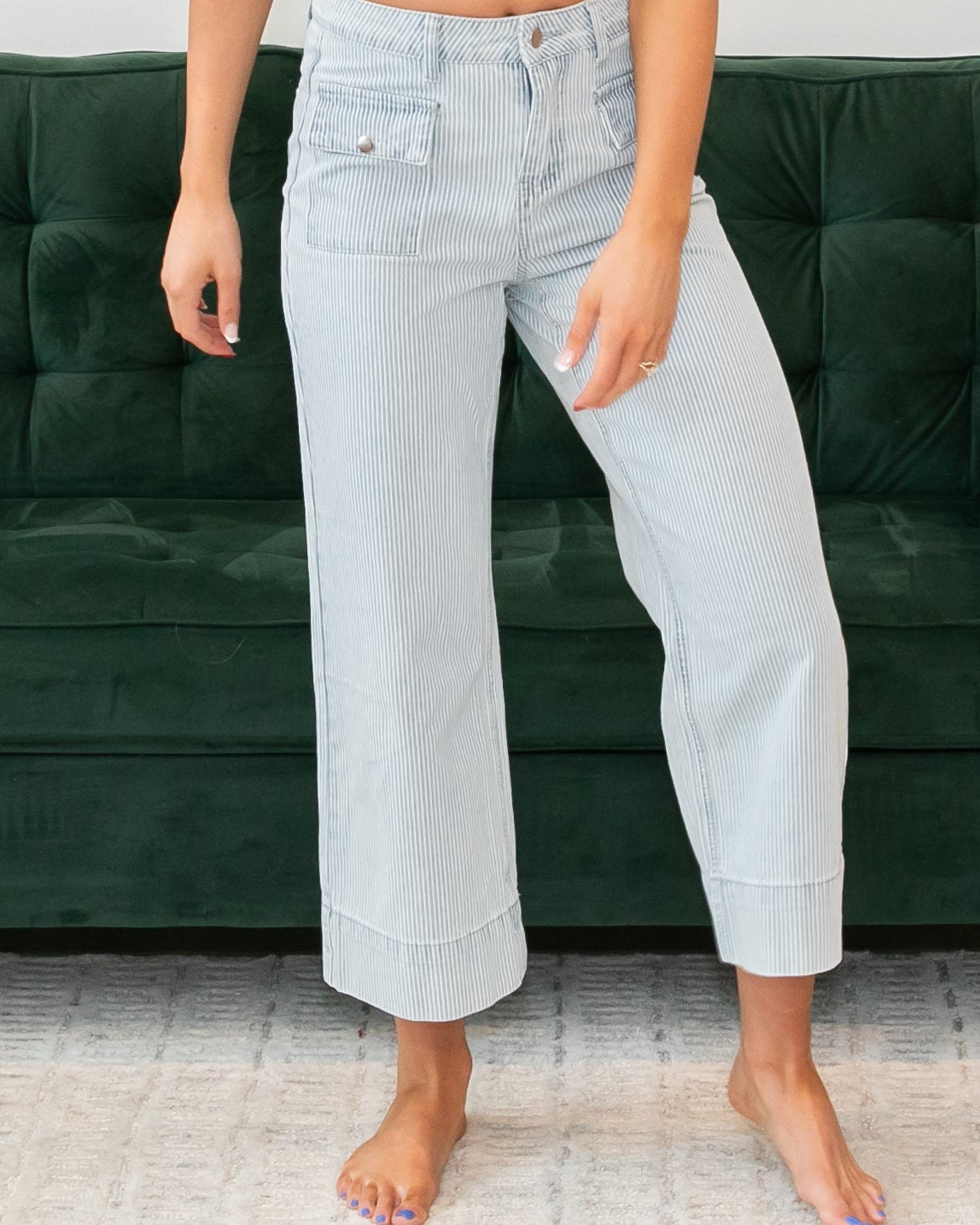 Georgia Stripe Denim