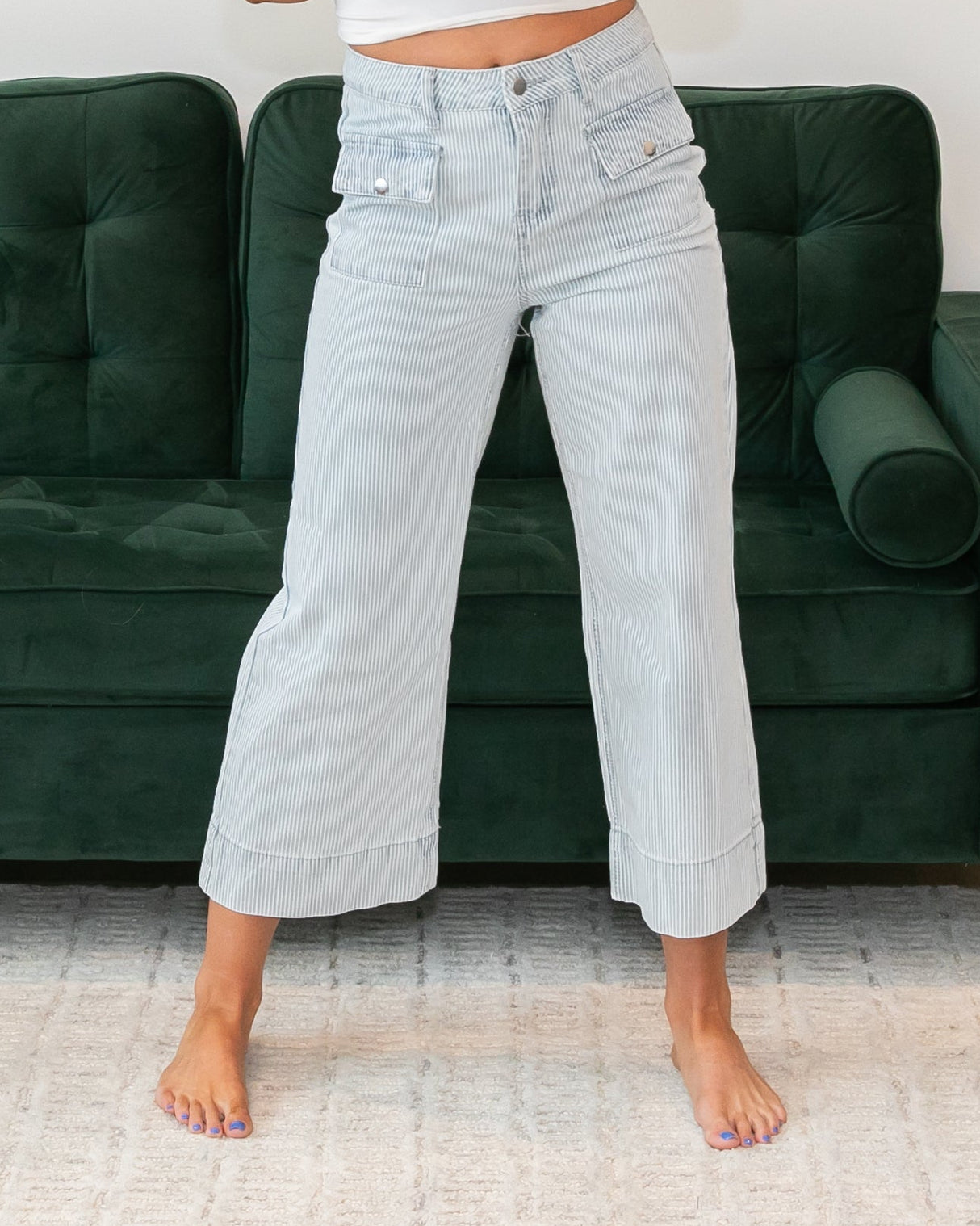 Georgia Stripe Denim