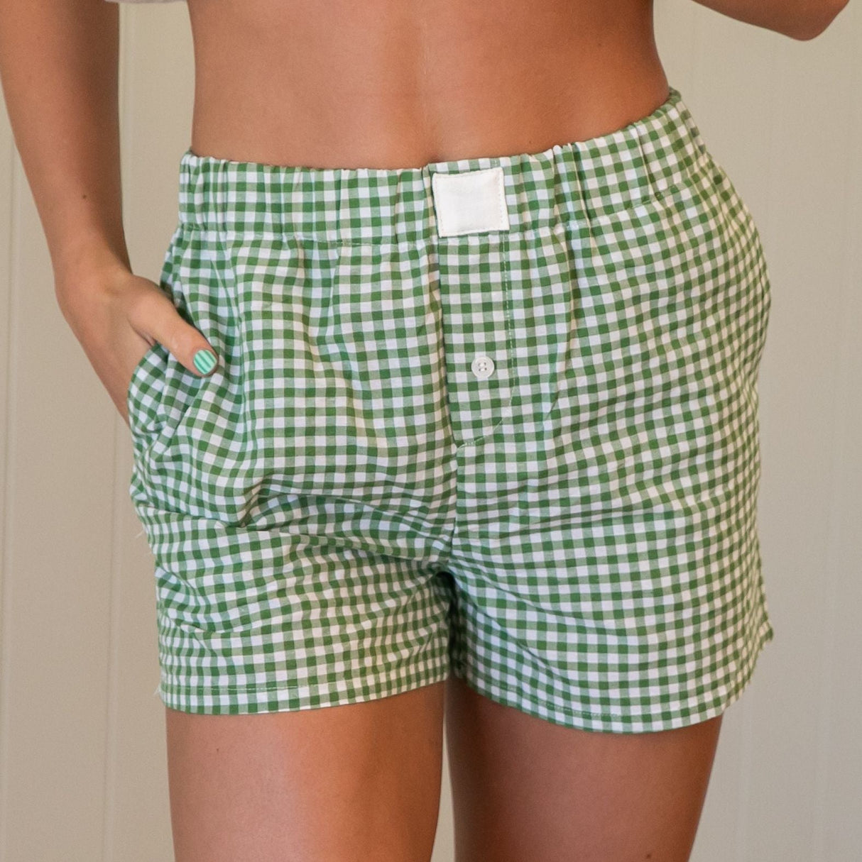 Shay Checkered Shorts