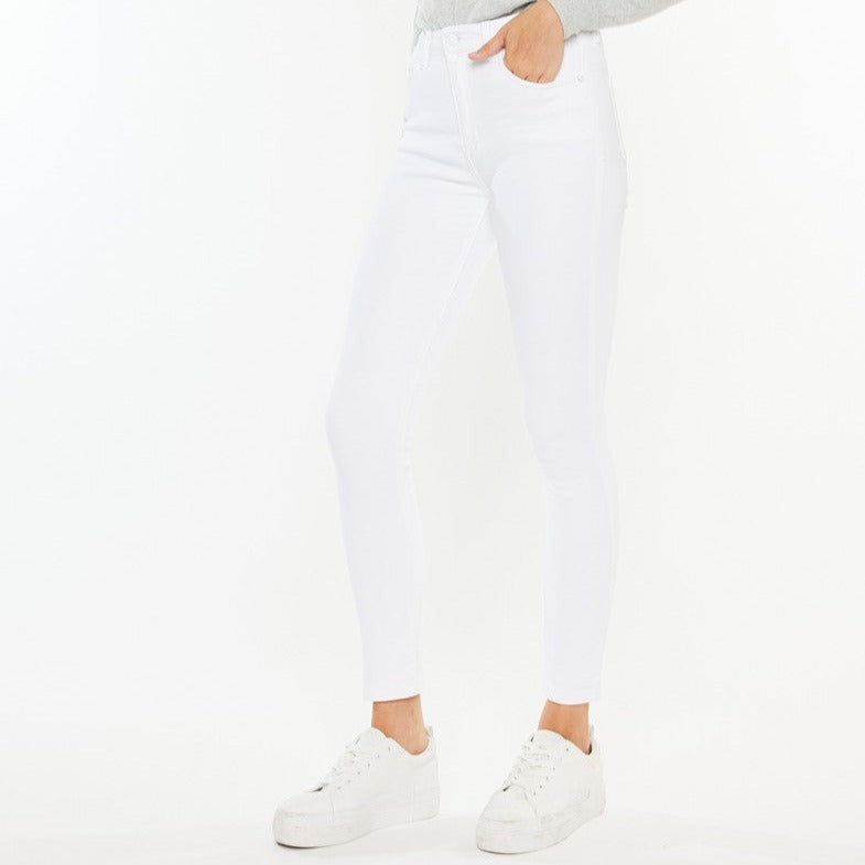 KanCan Clean Basic White Super Skinny Jeans