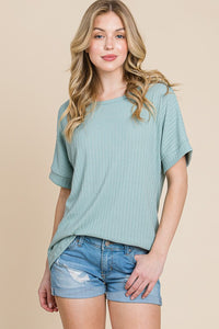 Jade Textured Top