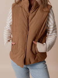 Kendel Corduroy Puffer Vest