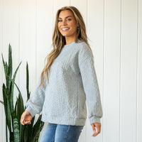 Mae Cable Knit Sweatshirt | S-XL