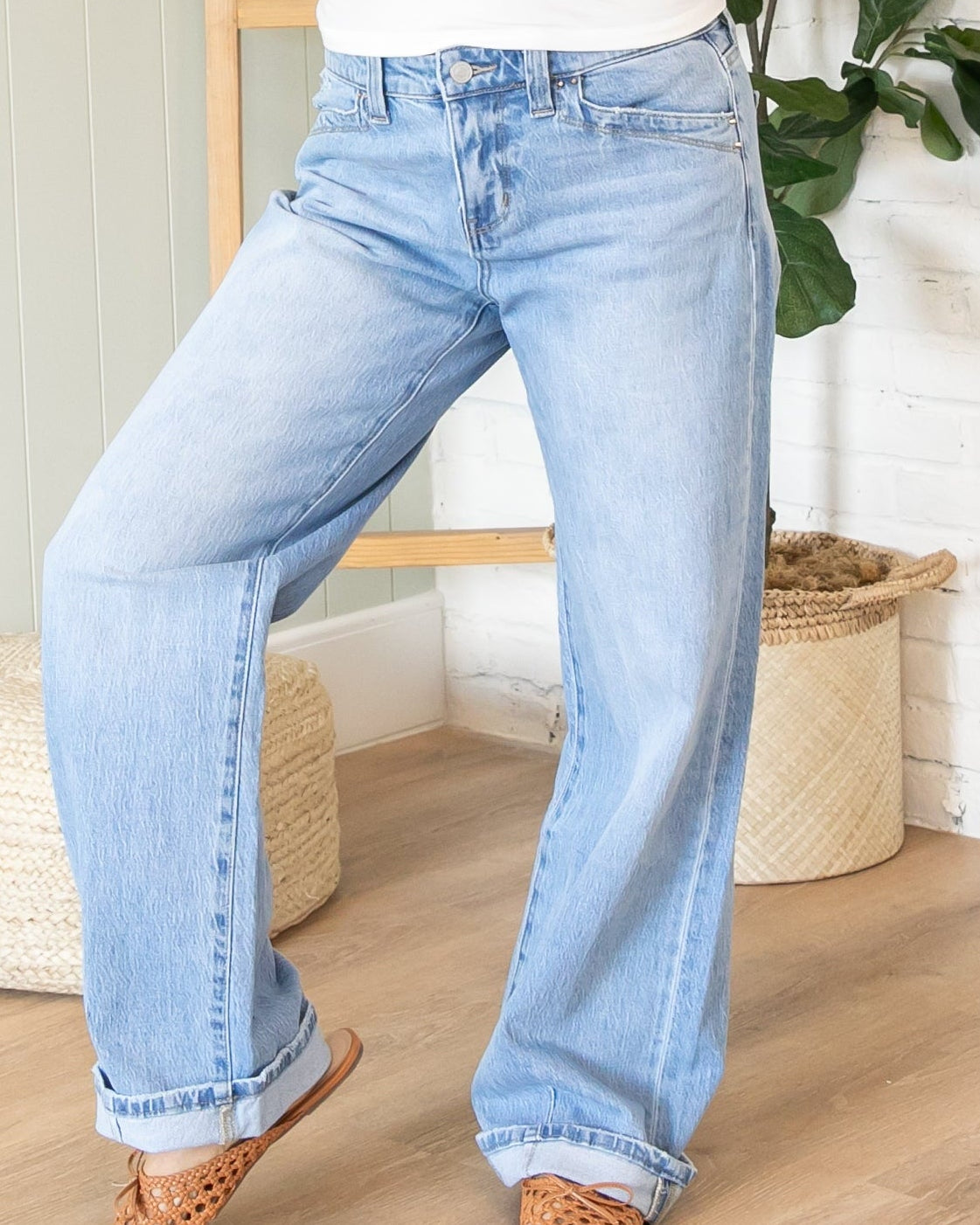 KanCan Low Rise Loose Baggy Jeans