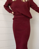 Tristin Set - Cranberry