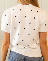 Kelly Knit Top - White