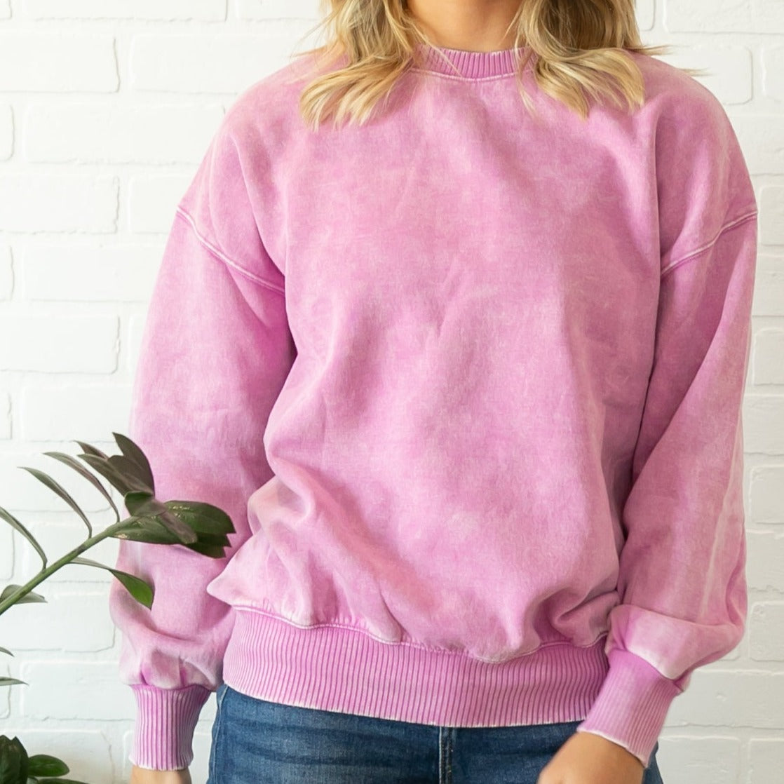 Cleo Faded Pullover