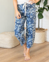 Emily Floral Barrel Jeans