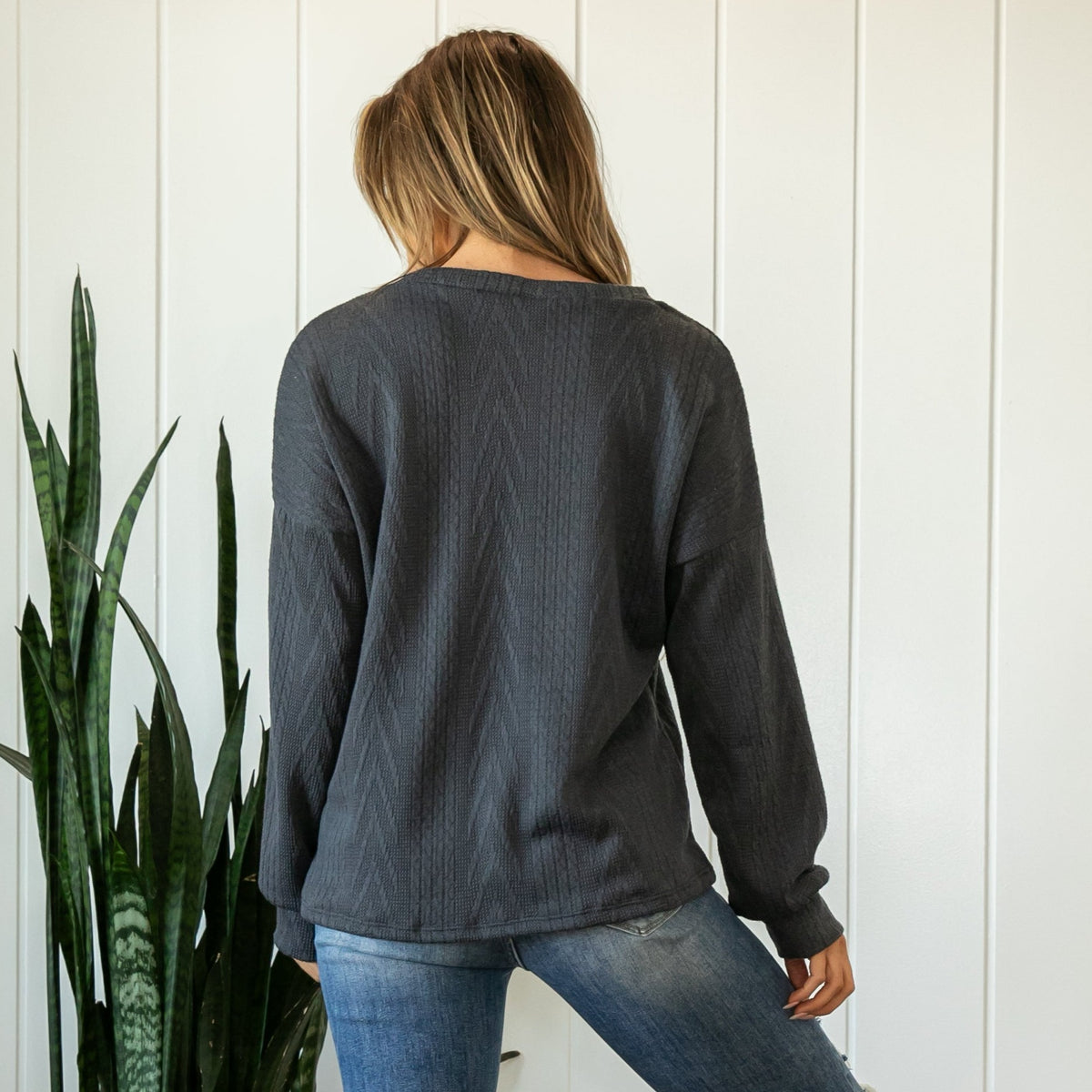 Cozy Textured Pullover | S-XL