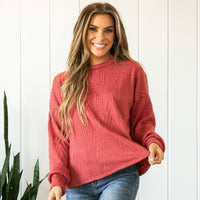 Cozy Textured Pullover | S-XL