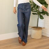KanCan Ultra High Rise Paperbag Wide Leg Jeans
