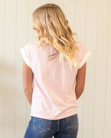 Tori Striped Top - Pink