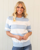 Pam Knit Top - Blue