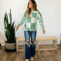 Marley Checkered Sweater | S-XL