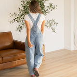 Vintage Denim Barrel Overalls