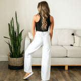 KanCan White 90's Wide Leg Jeans
