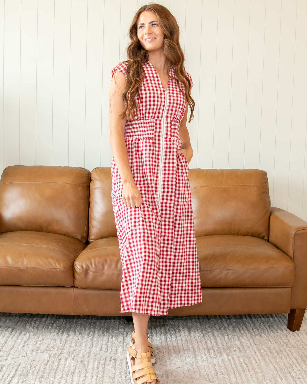Martha Dress - Red