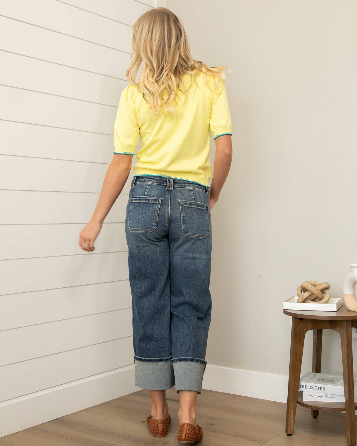 Jill Knit Top - Lemon