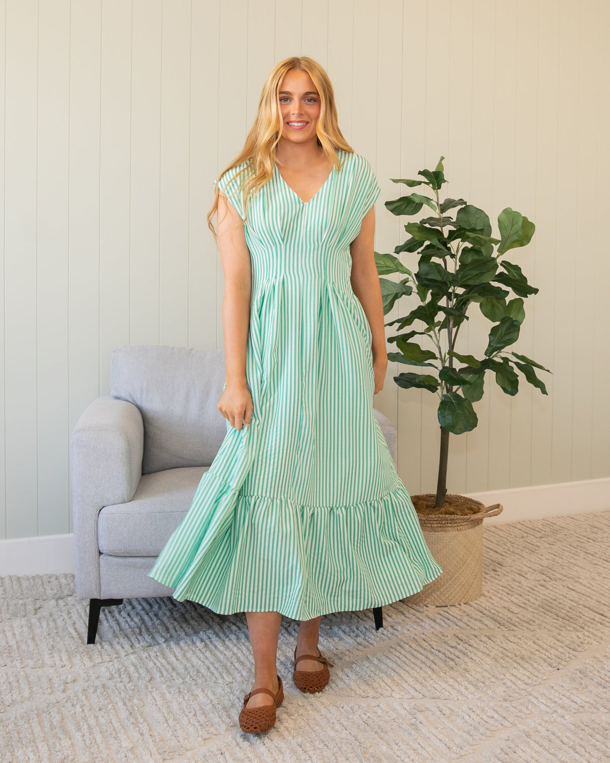 Henry Dress - Green