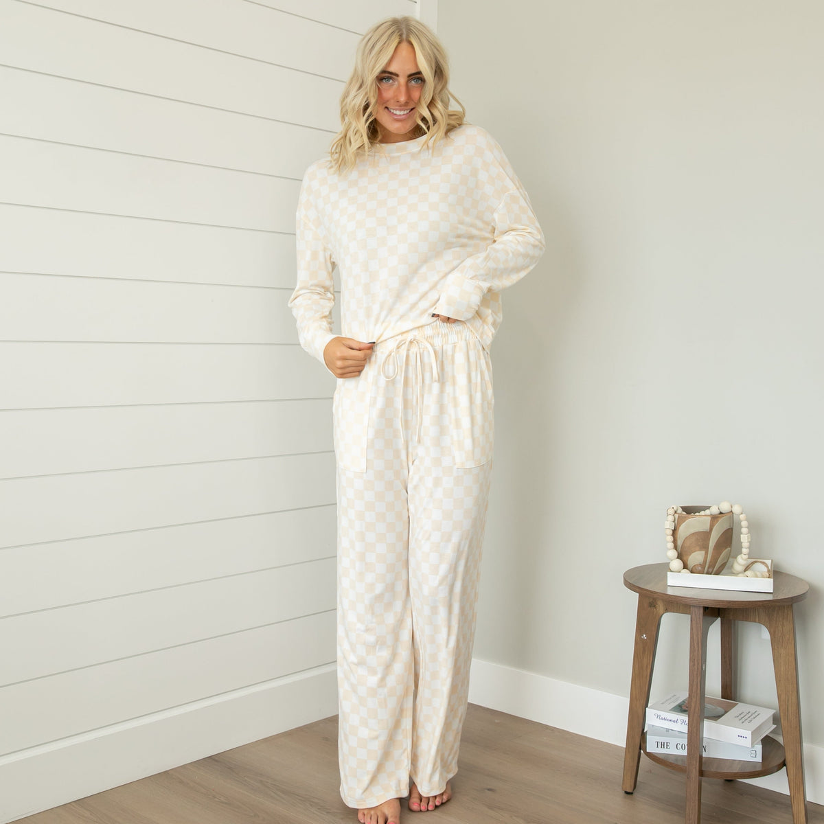 Tori Checkered Lounge Set