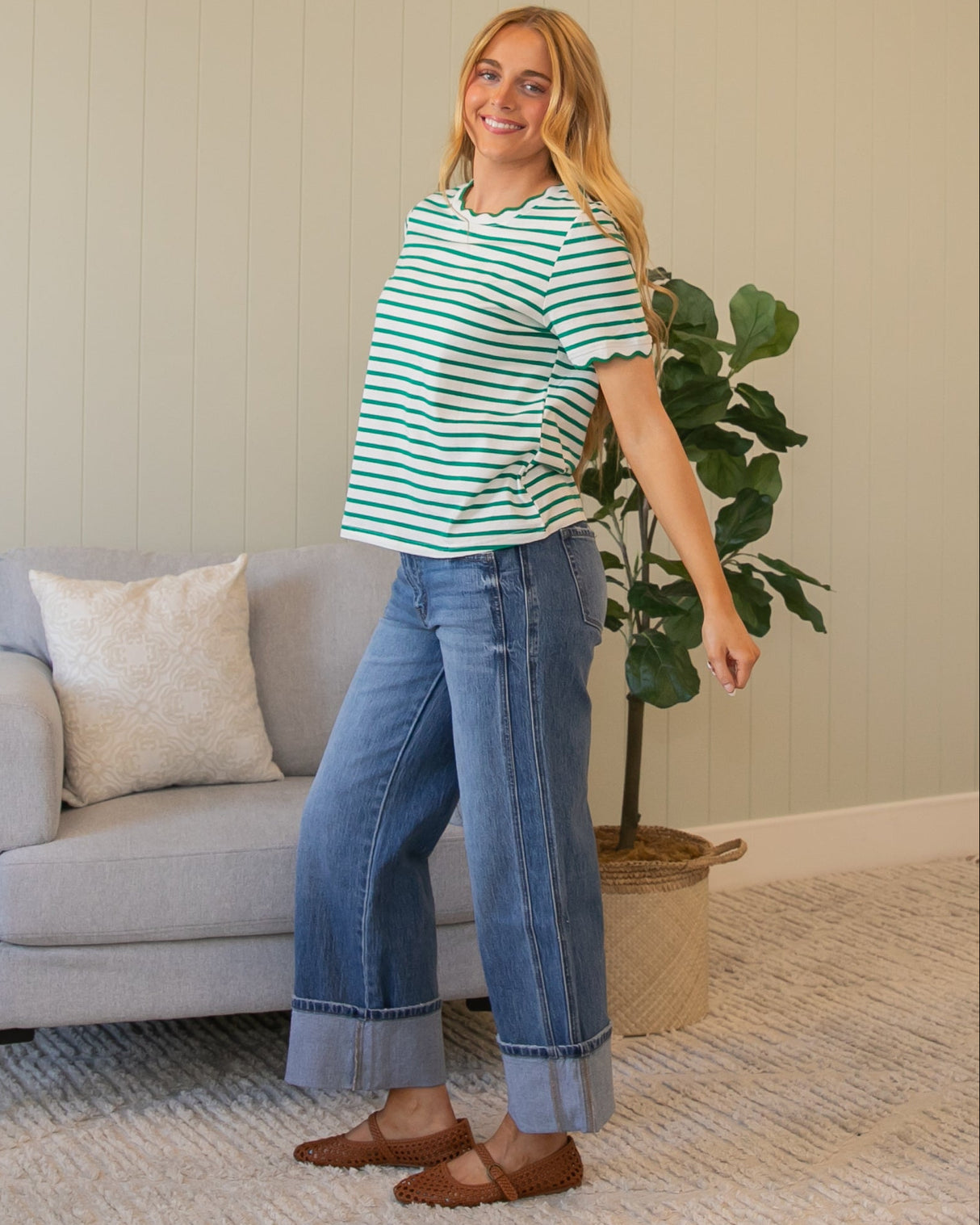 Ivie Top - Green