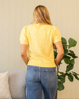 Kelly Knit Top - Yellow