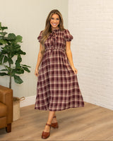 Fern Dress - Wine
