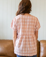 Maeve Top - Cream/Peach