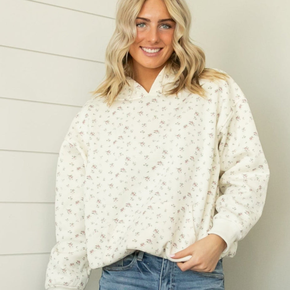 Viola Floral Hoodie