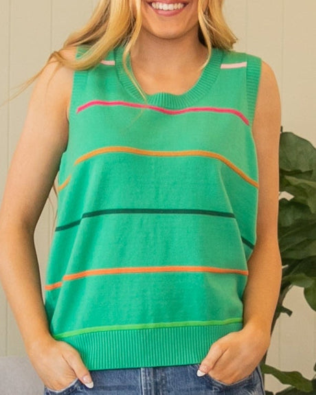 Sierra Knit Top - Green