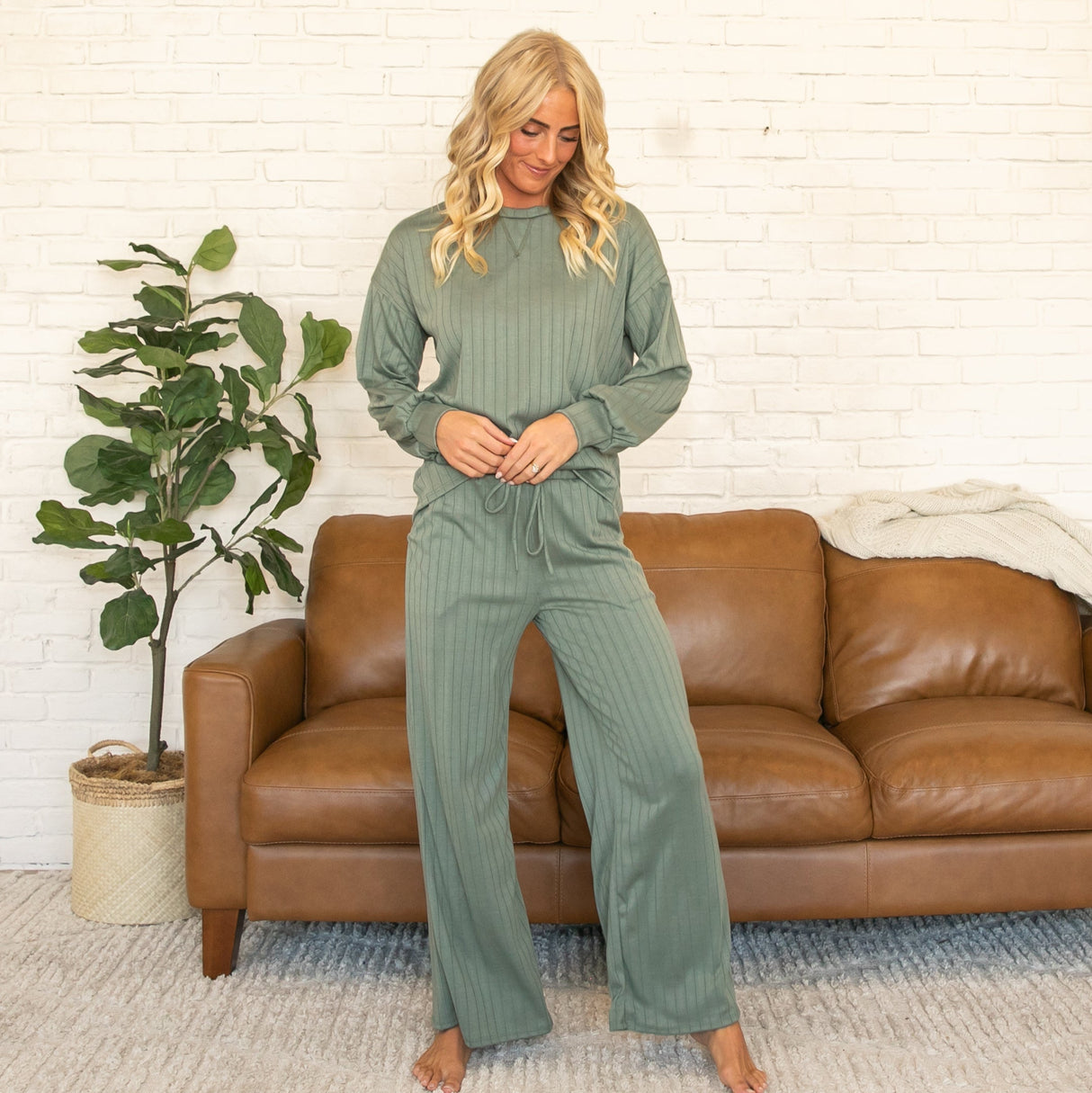 Kim Ribbed Set