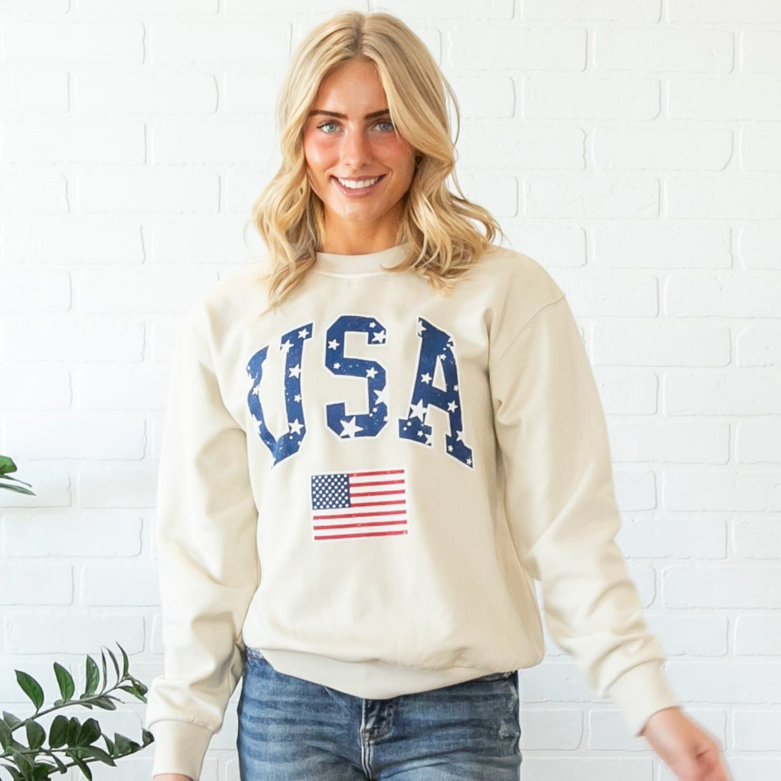 USA Crew Neck