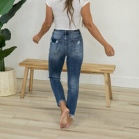 Risen Vintage Washed Straight Leg Jeans - Sizes 3-3XL