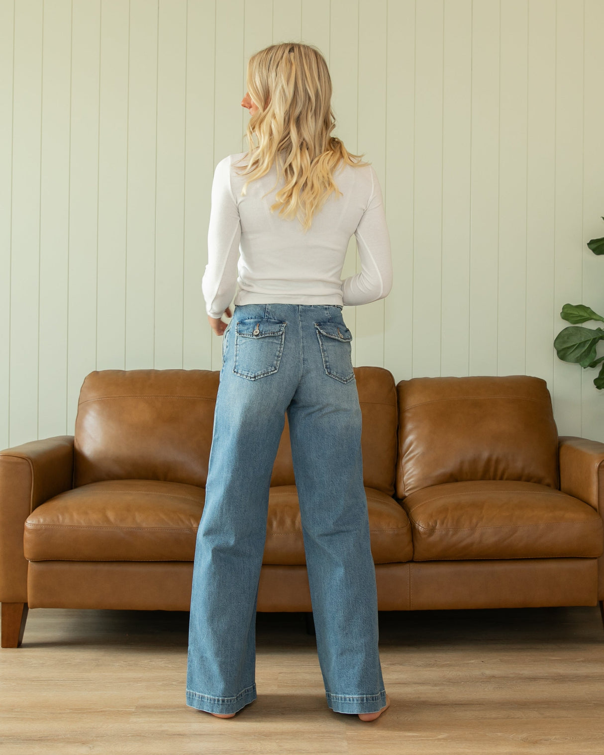 KanCan Ultra High Rise Wide Leg Jeans