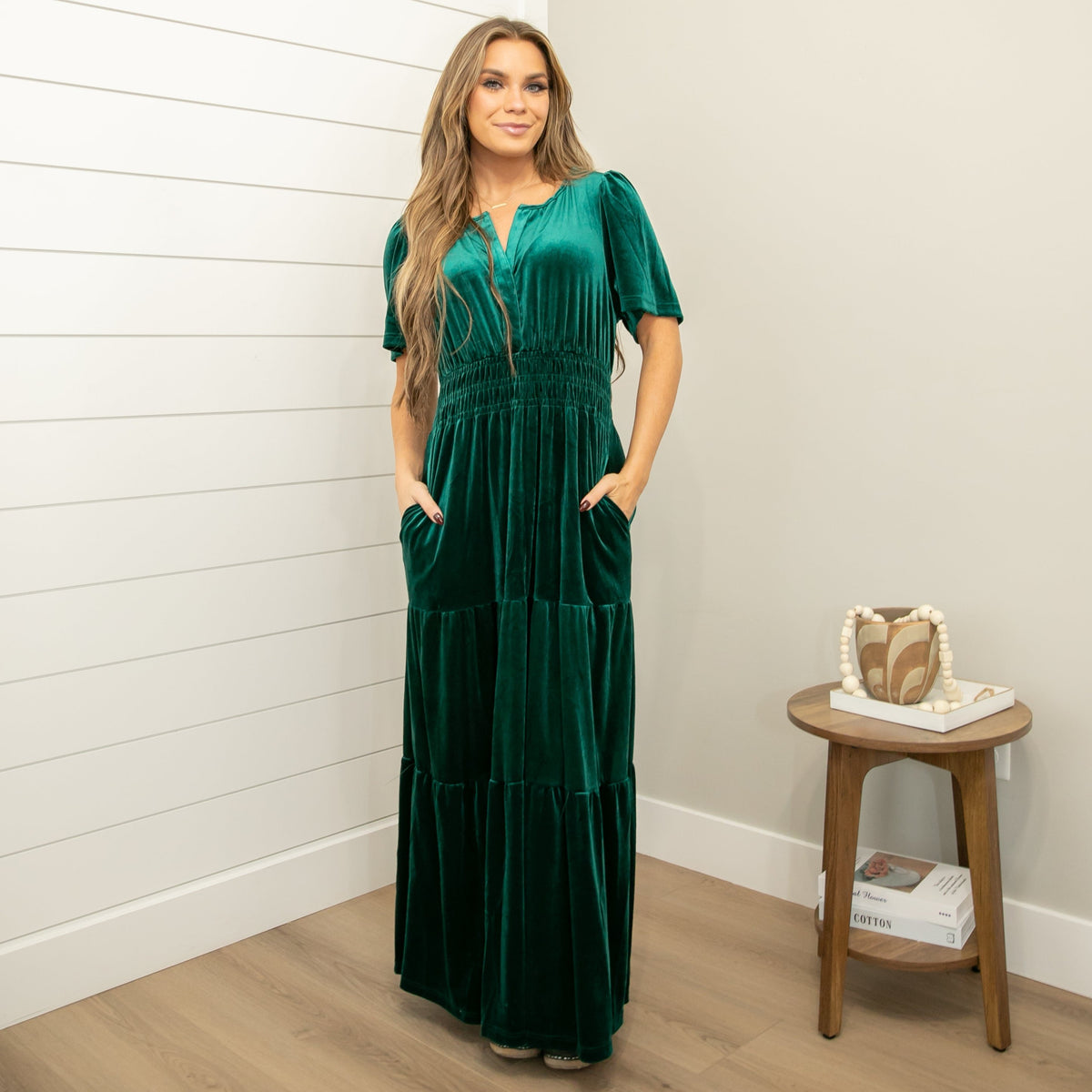 Madison Velvet Dress