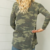 Belle Camo Top