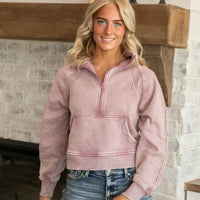 Austyn Scuba Half Zip Sweatshirt