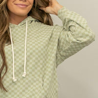 Martha Checkered Hoodie