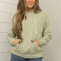 Martha Checkered Hoodie