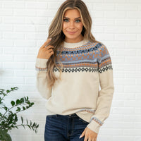 Caitlyn Fair Isle Sweater | S-XL