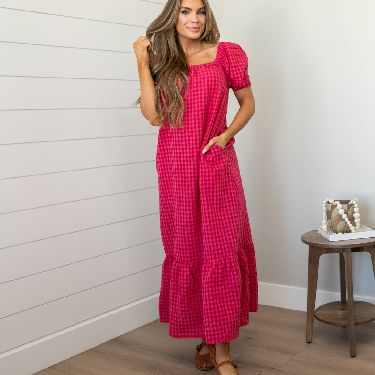 Beverly Checkered Dress