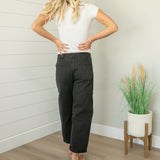 Risen High Rise Wide Barrel Pocket Jeans