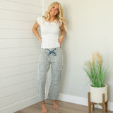Calah Striped Barrel Pants