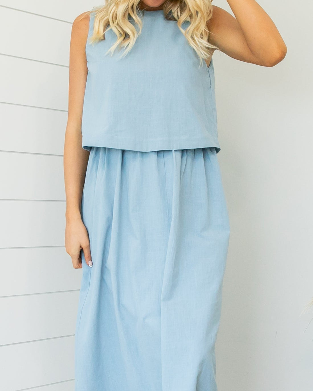 Lisa Dress - Chambray