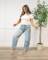 KanCan High Rise Relaxed Barrel Jeans