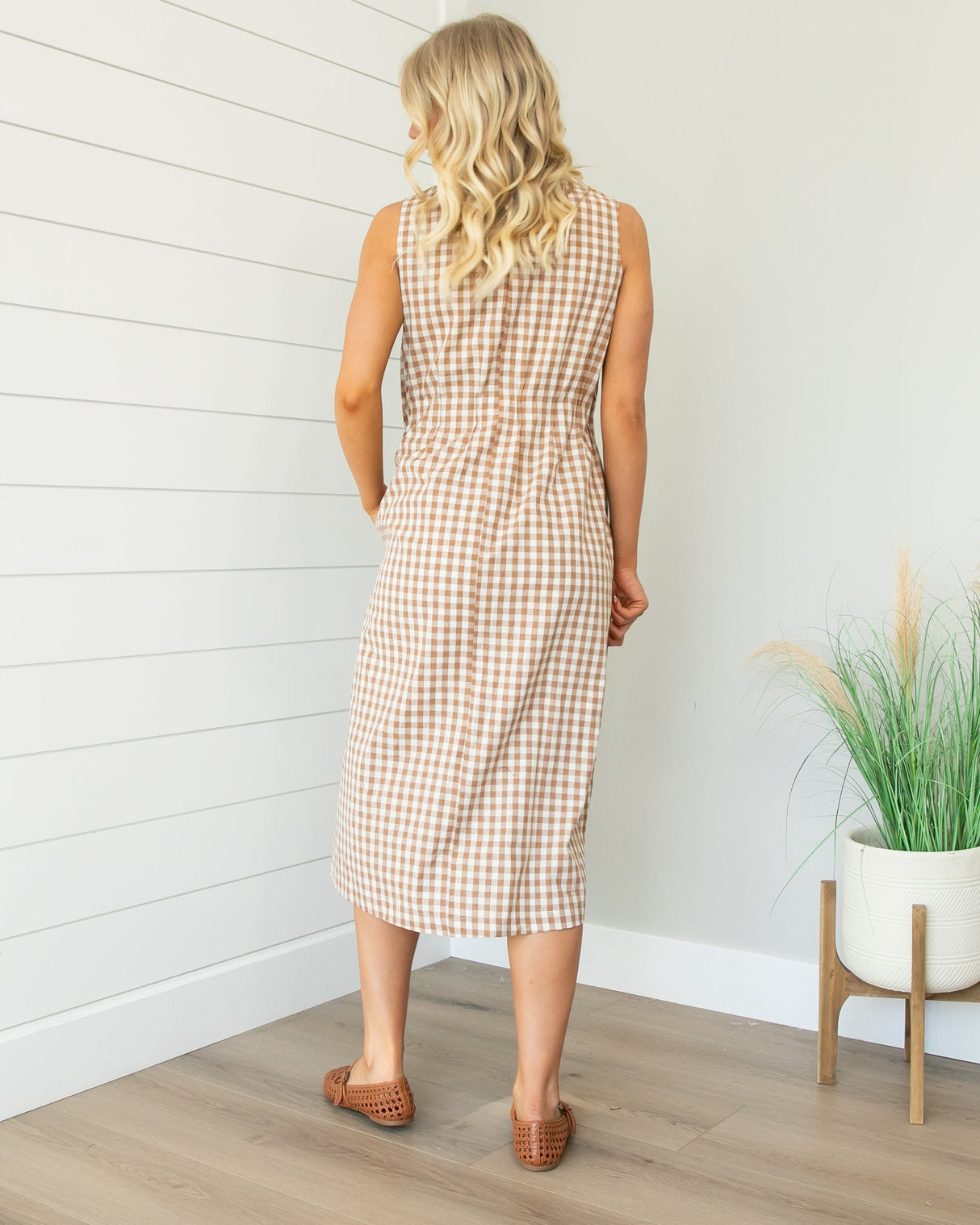 London Dress - Brown