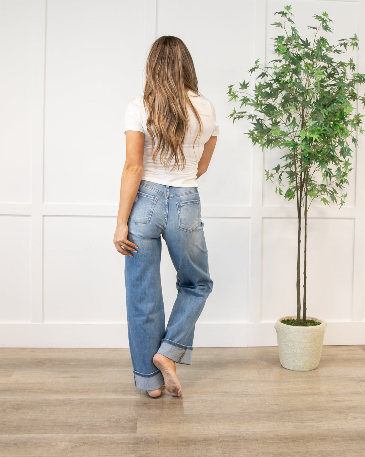 Mariam Cuffed Jeans